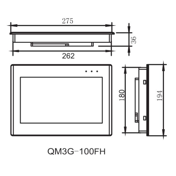 408MHz 10 PLC все дюйма HMI в одном 32 соединении USB C.P.U. 16AI 8AO бита