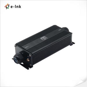 産業用ギガビットPoEエクステンダー90W、IP67防水、1入力2出力