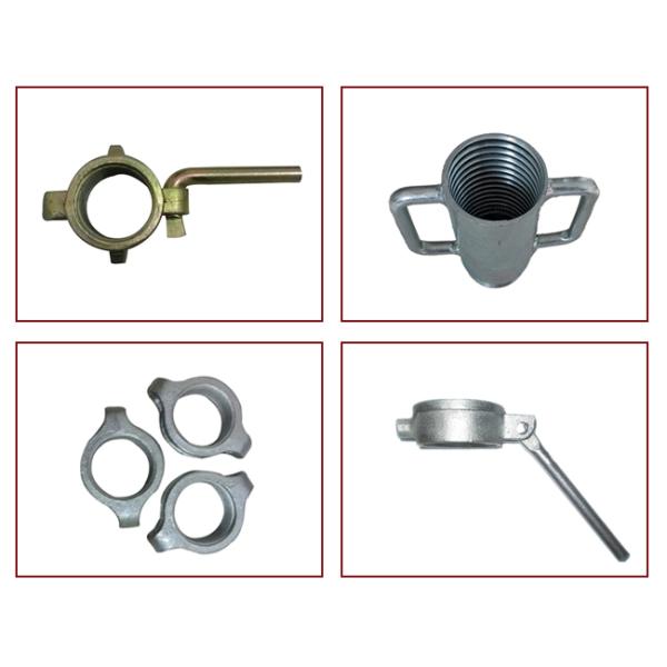 2. 60 мм литые железные скелеты подшипниковые гайки для стальных реквизитов