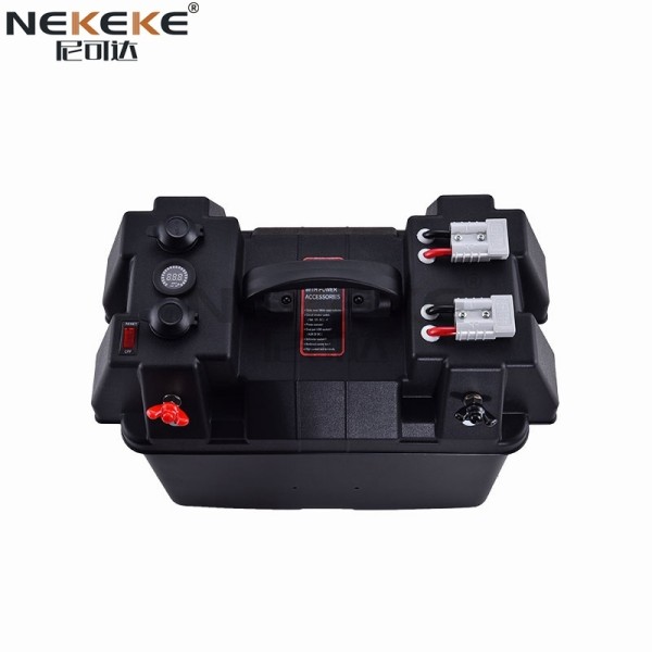 12V-24V Multi-function Automatic Battery Cases With Voltage Monitoring Output For Outdoor Electricity