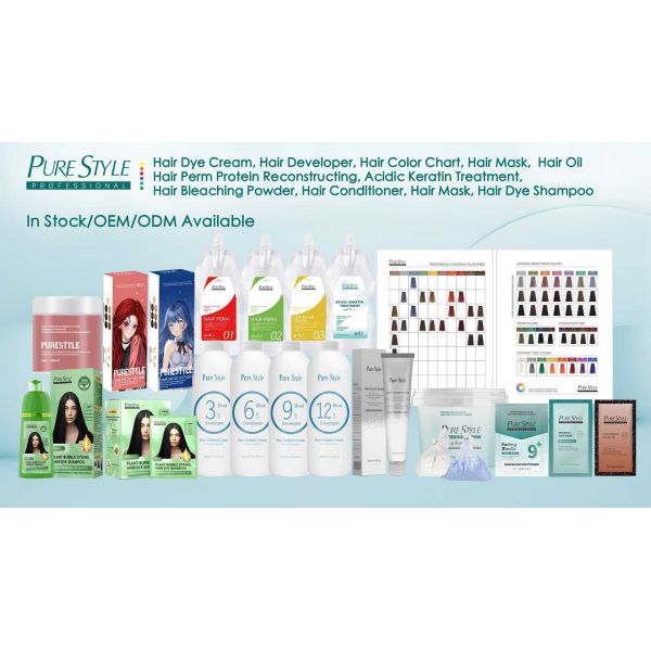 OEM Hair Bleach Powder Hair Dye Easy Application Bule Color for Hair Lightening Bleach Salon Use Factory Wolesale