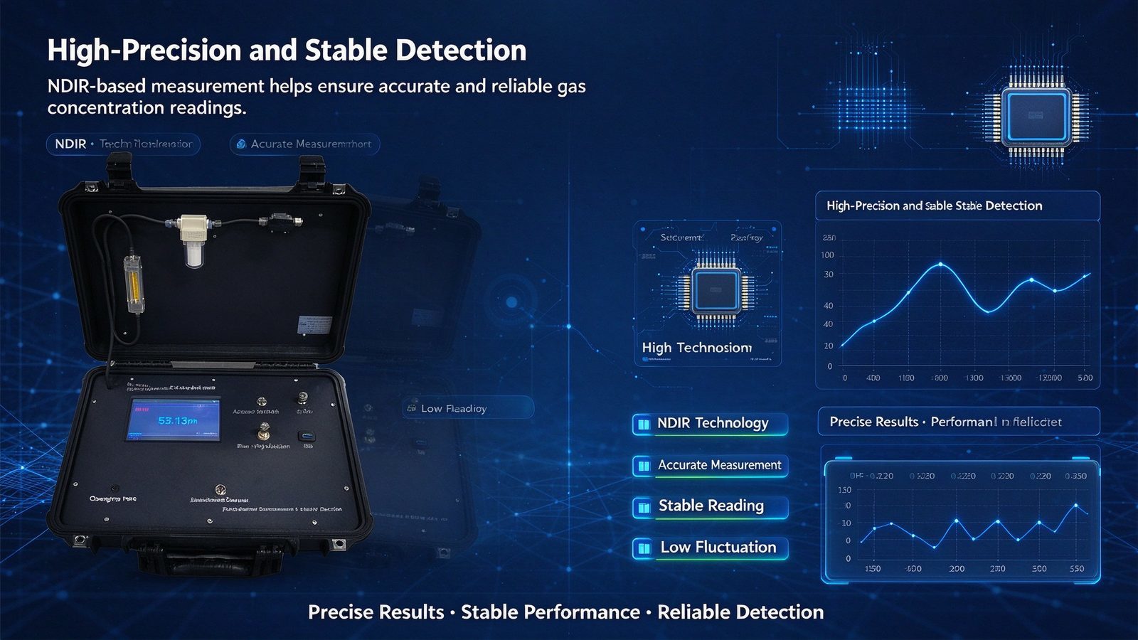Digital TDLAS NH3 Industrial Gas Detector For Ammonia Gas Concentration Detection
