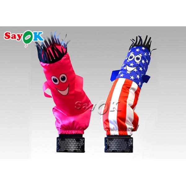 Hombre de escritorio los 2ft alto del tubo de Inflatable los 60cm Mini Commercial Inflatable Air Dancer del bailarín del cielo que agita con el ventilador