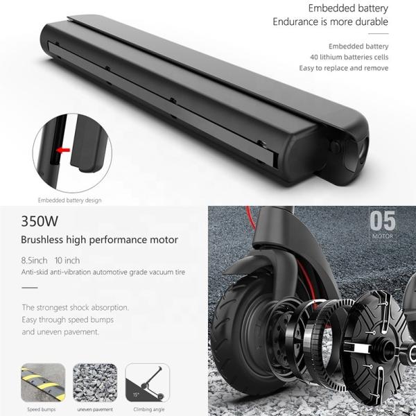 Voltage 36V Category Two-wheel Scooter X8 10inch 10Ah 36V 350W Folding Electric Scooter EU/US Warehouse