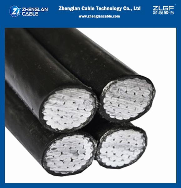 4 Core Overhead Service Entrance Cable 1kv Aerial Bundled Cable AAC