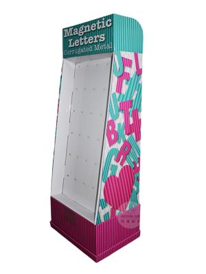 FSC Approved Cardboard POS Display Stands With Plastic / Metal Hooks