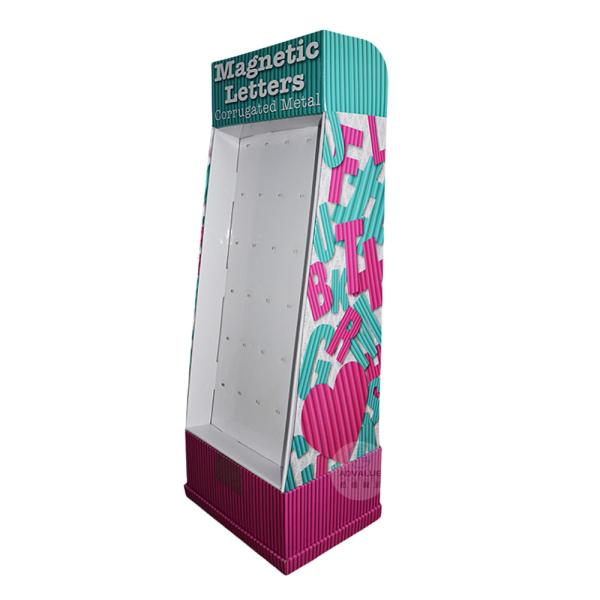 FSC Approved Cardboard POS Display Stands With Plastic / Metal Hooks