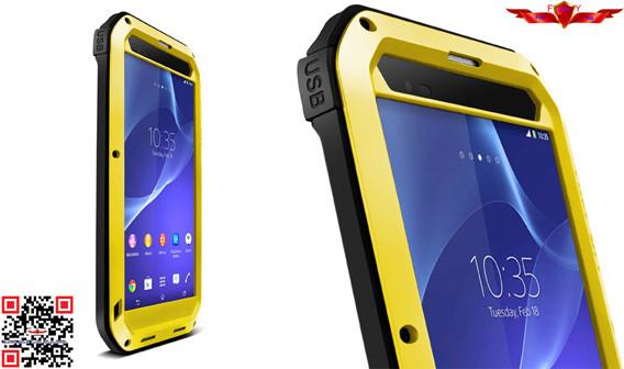100% Aluminum Qualify Dirtproof/Shockproof/Waterproof Case For Sony Xperia T2 Ultra