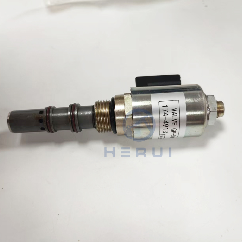High Quality 24V 174-4913 1744913 Solenoid Valve  for 966G 972G 980G Loader Tractor 521B 522B