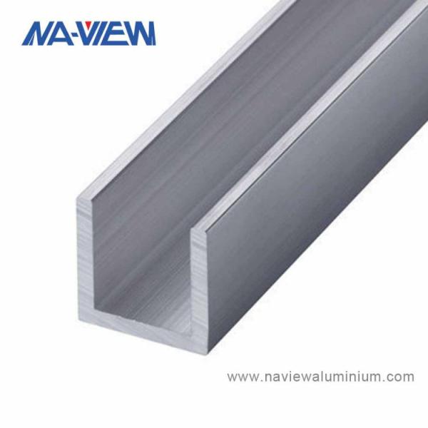 Extruded Aluminium U Channel Shaped Section Extrusions Profiles Supplier Company