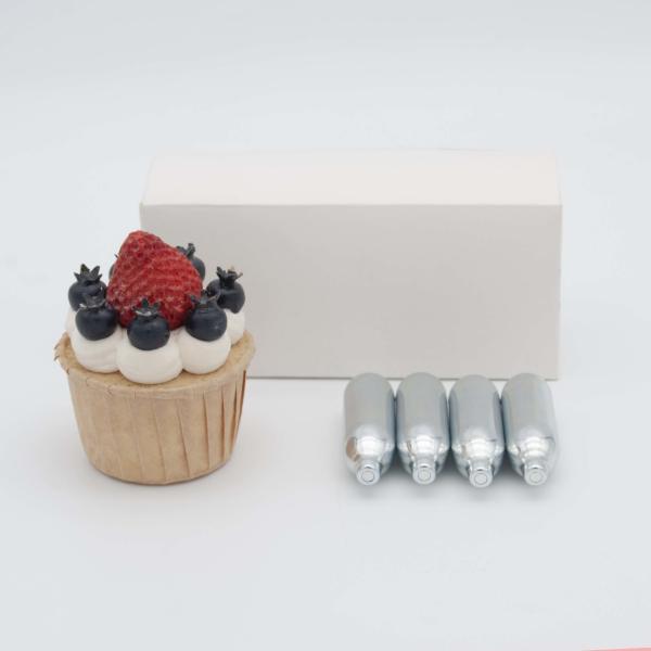 Dessert Tools 8g Cream Whipper Charger 24pk Silver Plating