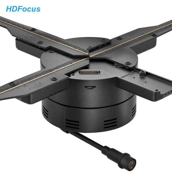 HDFocus 150cm Eight Blades Hologram 3d Led Fan hdmi 8 Wings Wifi 3d Holographic Display Projector