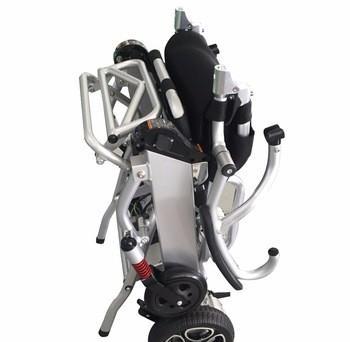 2018 newest FDA CE light weight folding aluminum  power wheelchair with lithium battery from chinese supper manufactory
