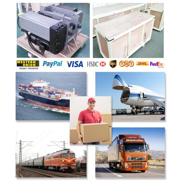 25 Ton European Electric Hoist Lifting Drive Unit Motor With Gearbox Aluminum Motor Gearbox Shell