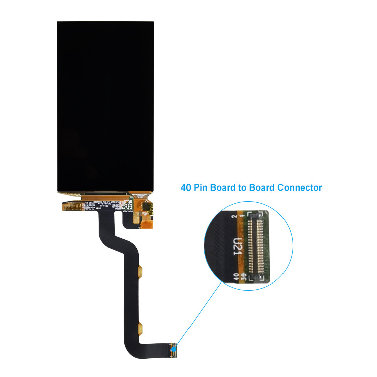 Модуль дисплея MIPI AMOLED, разрешение 350 Cd/M2 1080x1920, 5,5 дюймовый сенсорный дисплей