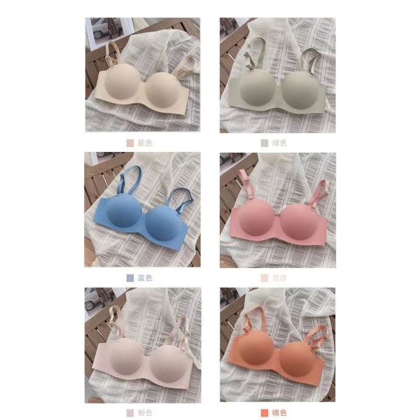 Women Bra Small Breast Cup Cheap Price Colorful Bralette Female Ab Cup Solid Colors 32-38 Sizes Hot Selling Bras Women