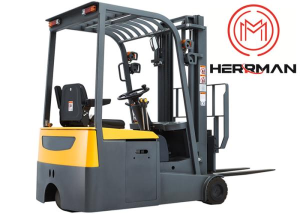 Rear Wheel Driven 1500kg 3 Wheel Electric Counterbalance  Forklift