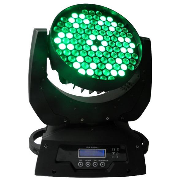 108x3w RGBW Moving Head Stage Lights 108 LED Zoom Wash Moving Head For Club Light