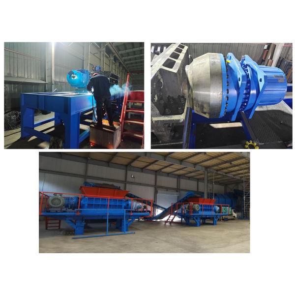 High Capacity Metal Scrap Shredder Double Shaft Box Machine with High Safety Level