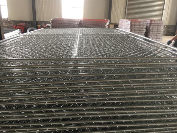 chain link temporary construction fence panels 6FT X 10F Mesh 2 3/8  x 2 3/8 ( 60mm x 60mm ) x 12 gauge wire
