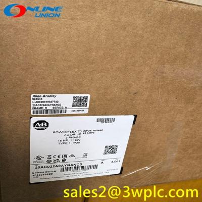 20AC022A0AYNANCO Allen Bradley PowerFlex 70 22 A à 11 kW Variateur AC
