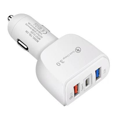 QC3.0 5V 7A 12V 1.8A USB Car Charger 3 Ports ForMobile Phone