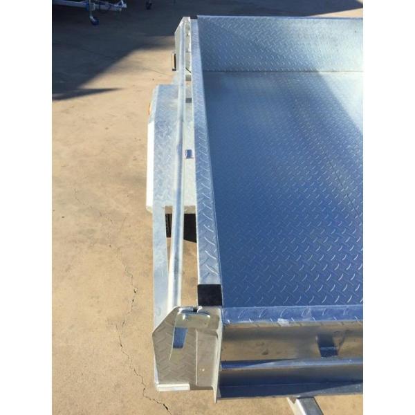 Heavy Duty Off Road Trailer / Hot Dip 7 X 4 Galvanised Trailer For Outside Camping