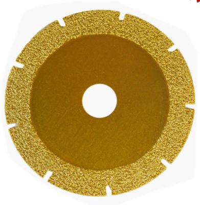 o vácuo de alta qualidade de 4.5inch 115×1.4/2.2×5×22.23×9T soldou o mármore plástico cerâmico da pedra de Diamond Grinding Cutting Disc For