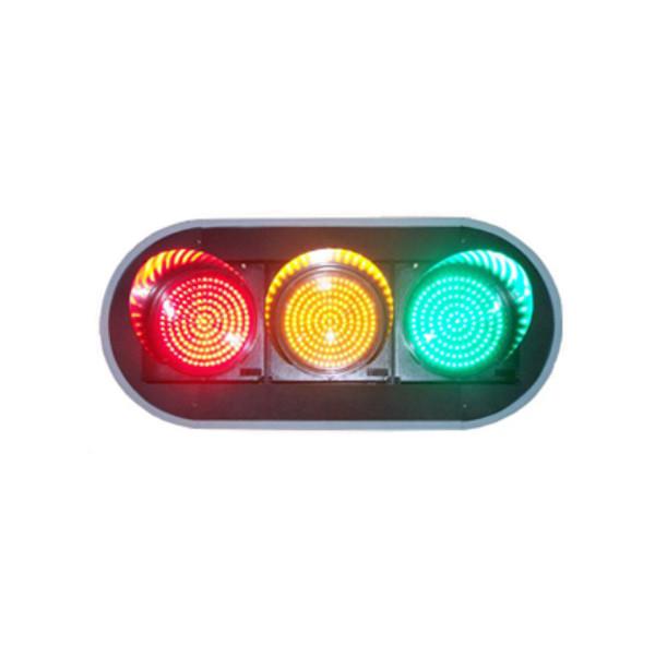 3 Full Balls LED Traffic Light Waterproof 300mm GE UV Resistance PC Housing