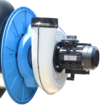 Aluminum Housing Exhaust Fan 1.1kw 1.5kw Automotive Industry Industrial Ventilation Fan