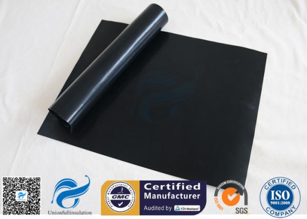 0.12mm FDA Black Non Stick PTFE BBQ Grill Mat Oven Liner 15.75x13