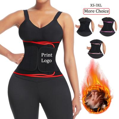 70% de nylon 20% de poliéster 10% de espandêx Tecido Logotipo personalizado Mulheres Treinador de cintura Controle de barriga