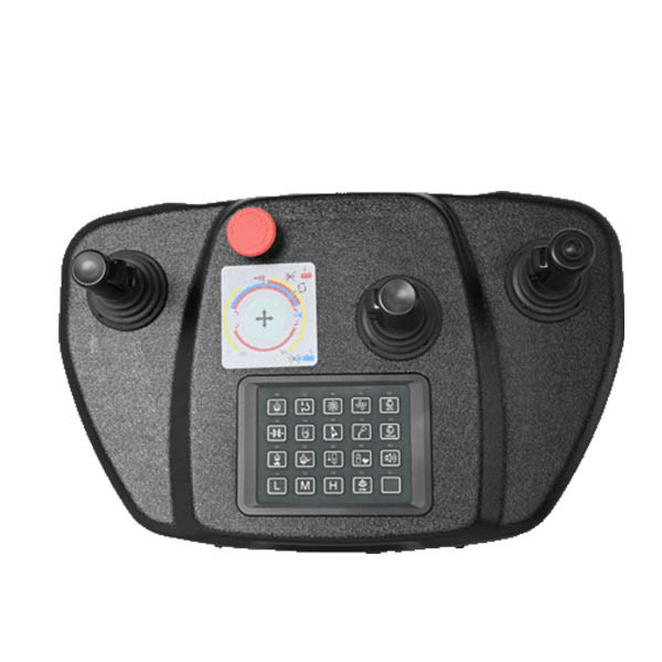 Compact Electronic Control Console with 3 Joysticks & Central Keypad