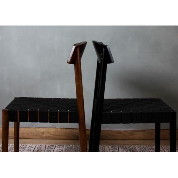 Solid Wood Braided Seat Dining Chair Furniture Finish Lacquered With Customized Designs For Restaurant Dining