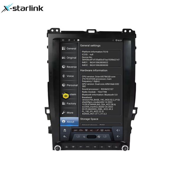 13.6 polegadas 4+64 Android GPS Car Navigation Multimedia Para 2002-2009 Prado/LX470