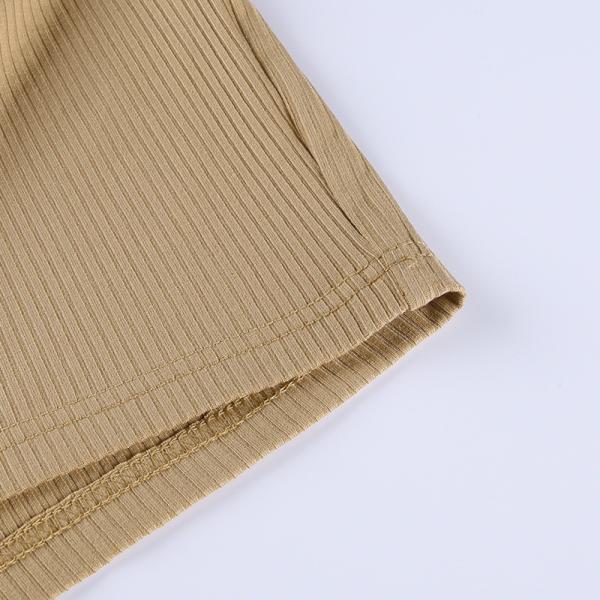 Halter Neck Knotted Sexy Women Dresses Hollow Sleeveless Solid Color