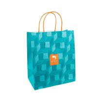 Food Grade Biodegradable Handle Paper Bags For Restaurant Takeaway