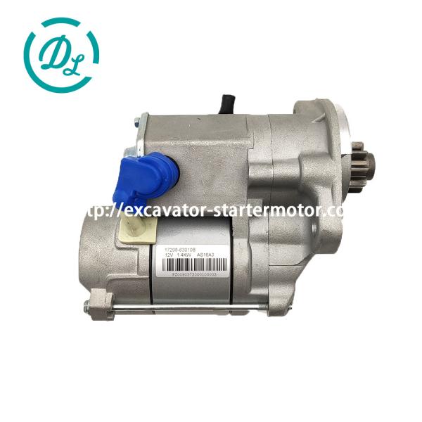 2KW 12V Excavator Starter Motor 17298-63010 0280009030 18154N