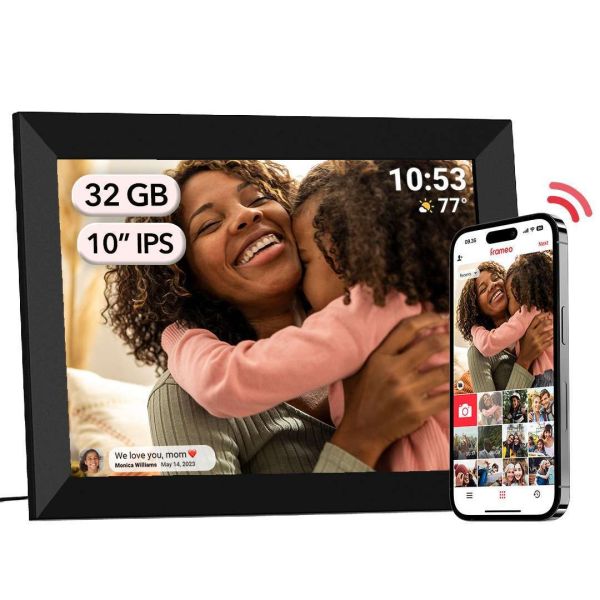 10.1 Inch WiFi Cloud Digital Photo Frame 1080P IPS Touch Screen