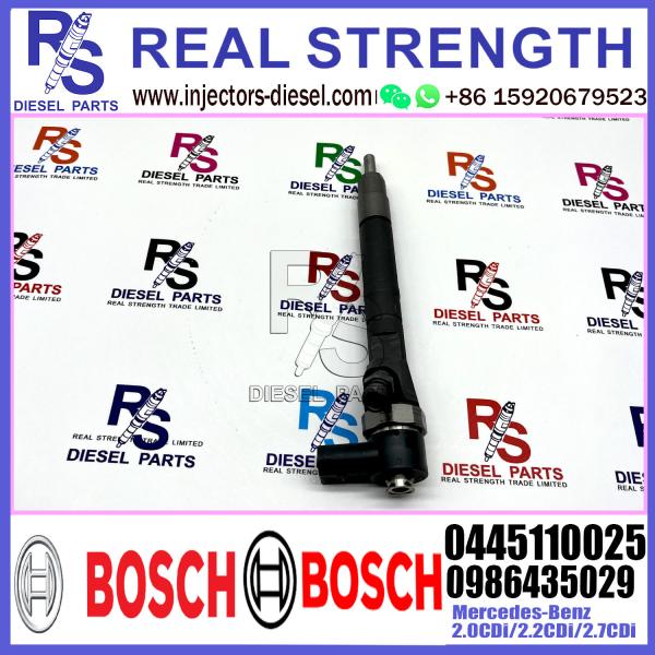 Injetor comum 0445110025 A611070068780 A611070068738 do trilho do combustível diesel para o motor de Mercedes-Benz 2.0CDi/2.2CDi/2.7CDi