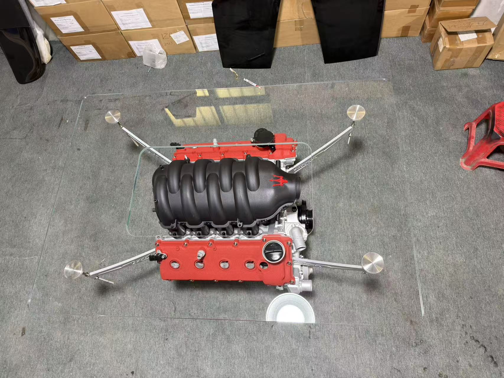 Maserati V8 engine coffee table 230733 239671 281182 281173 281178 281178