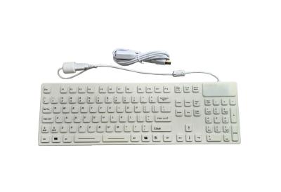 Carbono médico lavável rígido do cabo da compatibilidade electrónica PS2 do teclado - no núcleo do ouro