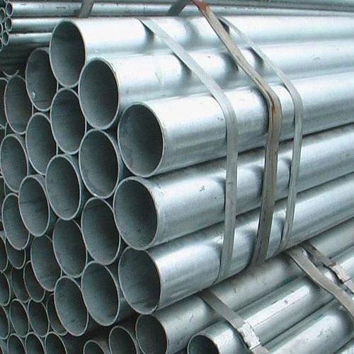 High Frequency Welded Line Pipe Threaded Flat Surface Galvanised Steel Tube