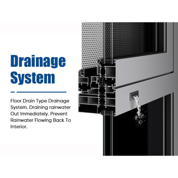 Aluminium Casement Window Soundproof Minimalist Design Vertical Opening Pattern Frame Folding