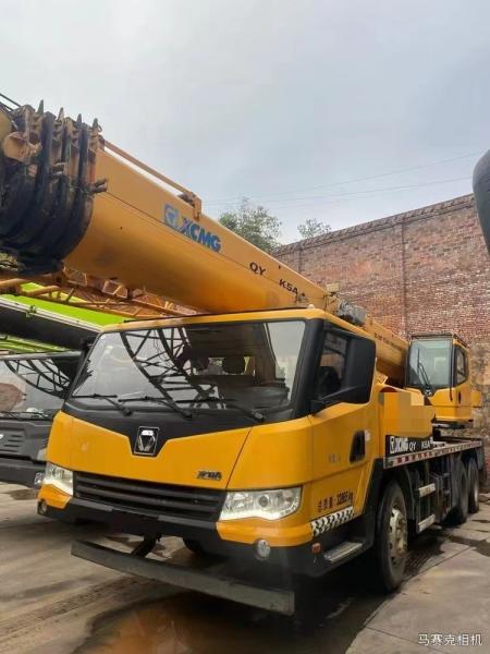 25K5a Hydraulic Truck Crane with 5 Boom Sections and ISO9001 Certified Used Equipment