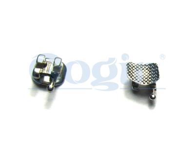 MIM technology Dental Orthodontic Instruments metal brackets with Mini Seterred Base