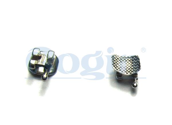 MIM technology Dental Orthodontic Instruments metal brackets with Mini Seterred Base