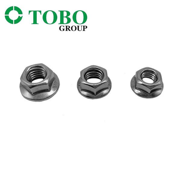 Stainless Steel 304 Nuts Stainless Steel 316 Flange Head Nut Hex Flange Nut