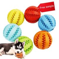 Boule de chien en caoutchouc interactif Jouet en caoutchouc doux durable pour animaux de compagnie sur mesure