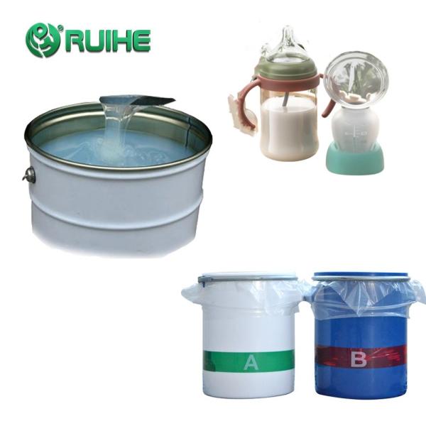 Transparent Non-toxic Food Grade Liquid Silicone Rubber with Temperature Resistance -40℃ to 200℃ for Food Packaging and Sealing